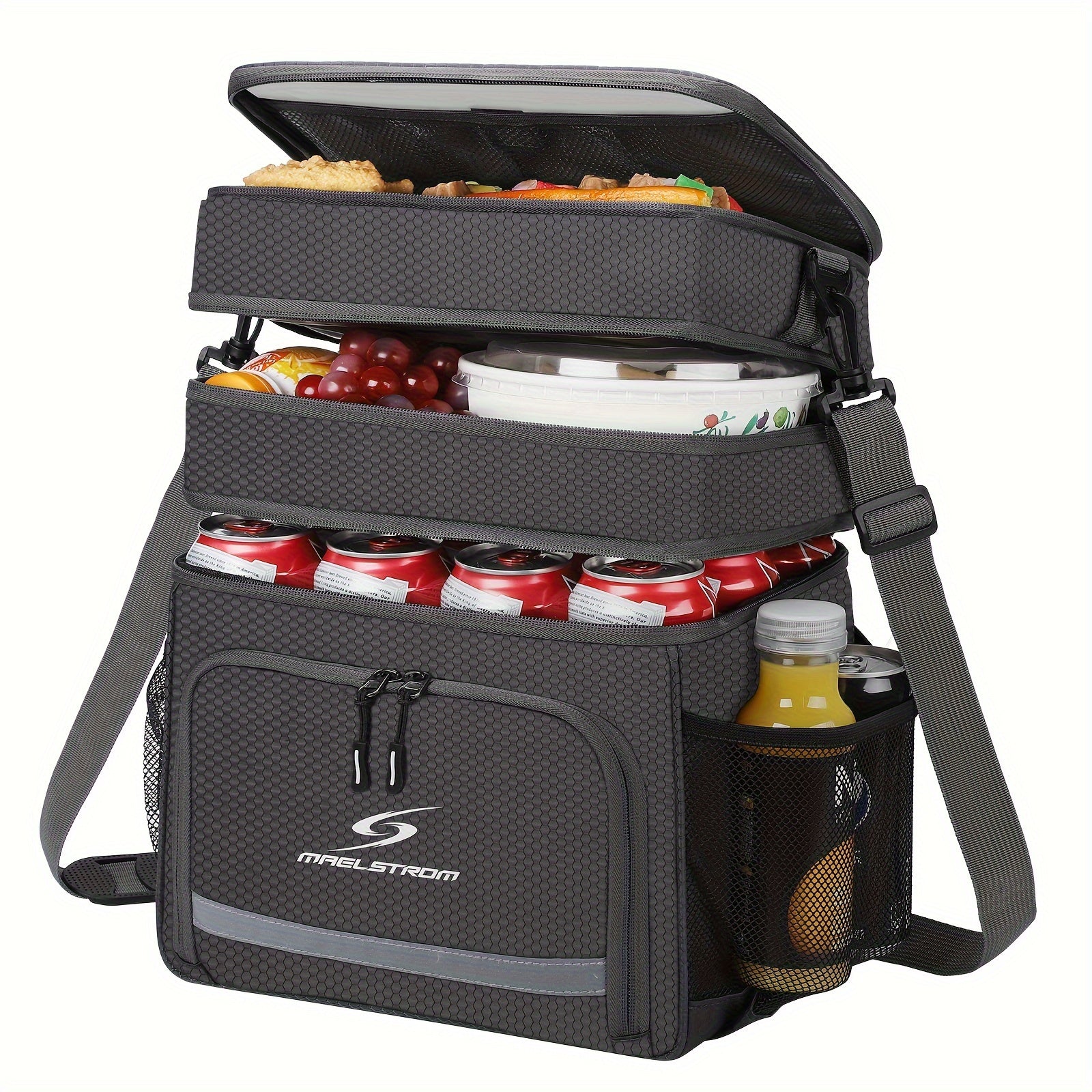 Maelstrom Isolierte 19 Liter Kühltasche für Damen und Herren, Lunchbox für Männer, Auslaufsichere Kühltasche, Lunch-Tragetasche