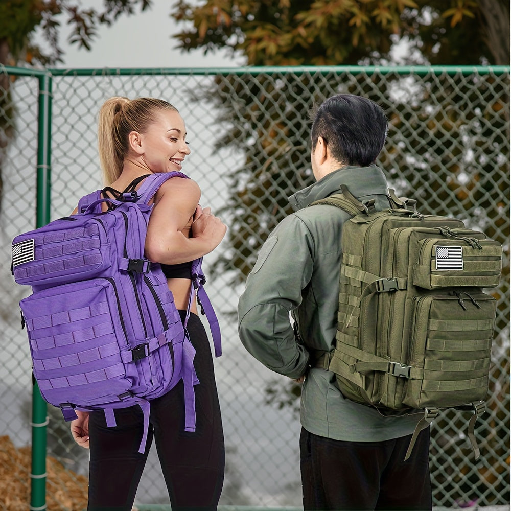 45L Tactical Backpack for Women/Man Bag Camping Gear Bag Suitable for Hiking Travel Camping Fitness 3-Day Bug Out and Also a Great Birthday Gift Option