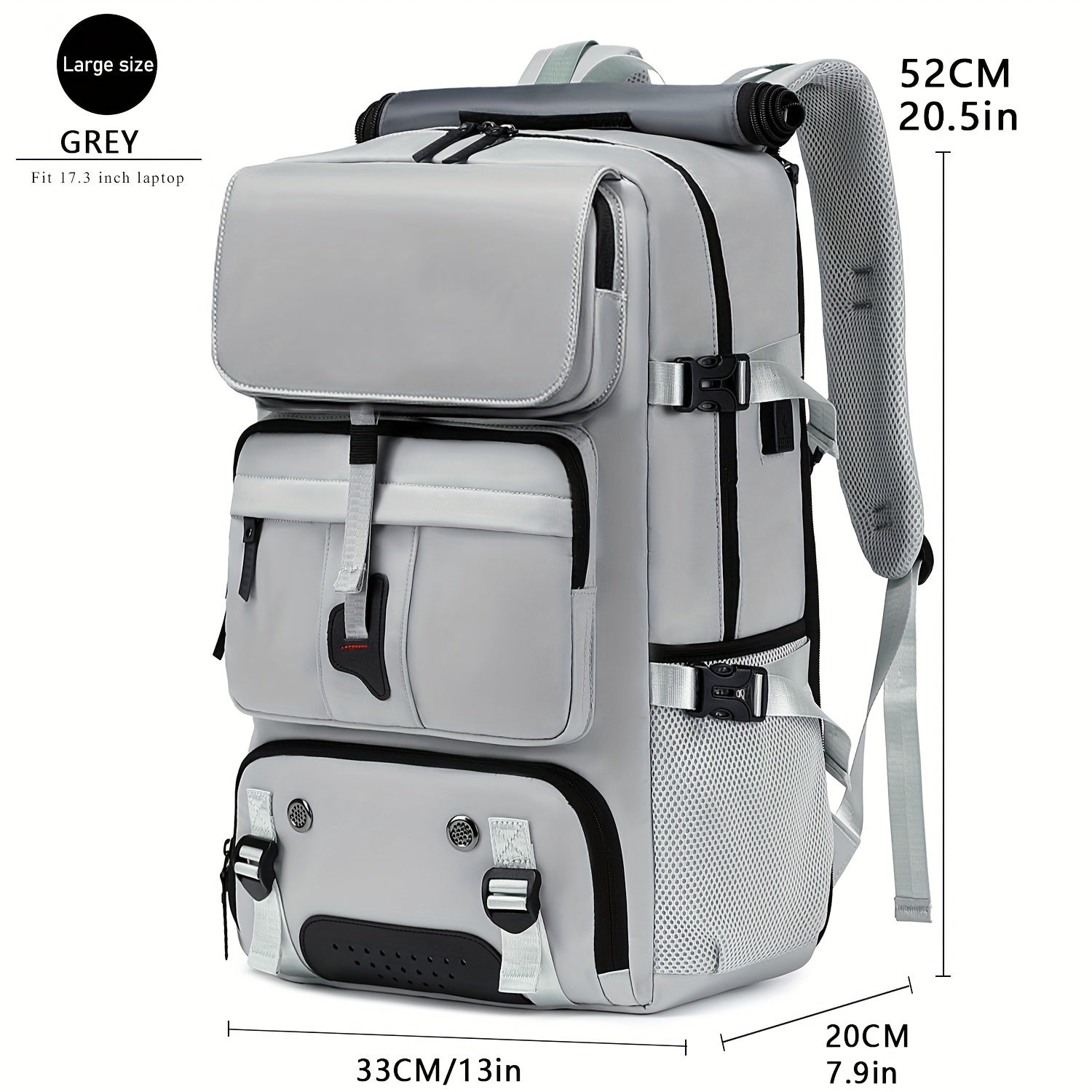 Ein großer Laptop-Rucksack, sowohl für Männer als auch Frauen konzipiert, mit multifunktionalem Reisedesign und Schuhfach, ideal für Geschäftsreisen, Reisen, Universität, Urlaubsreisen, Partygeschenke, Schulgebrauch