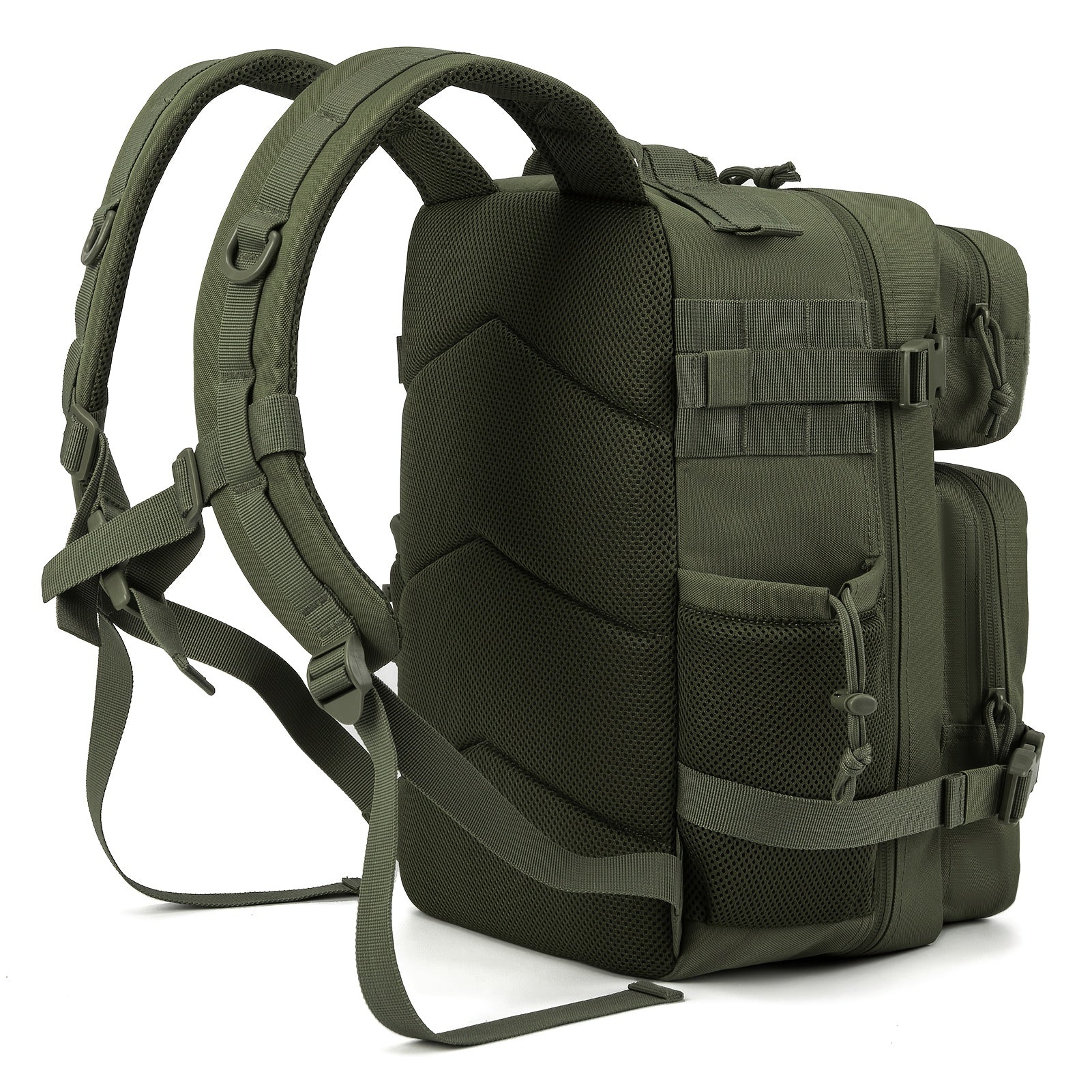 6.6gal Unisex Office Laptop Backpack Tactical Backpack for Men/Women Molle Daypack Perfect for 3-Day Hiking Trekking Bug Out Use with Dual Cup Holders Ideal for Organizing Office Supplies And Laptops