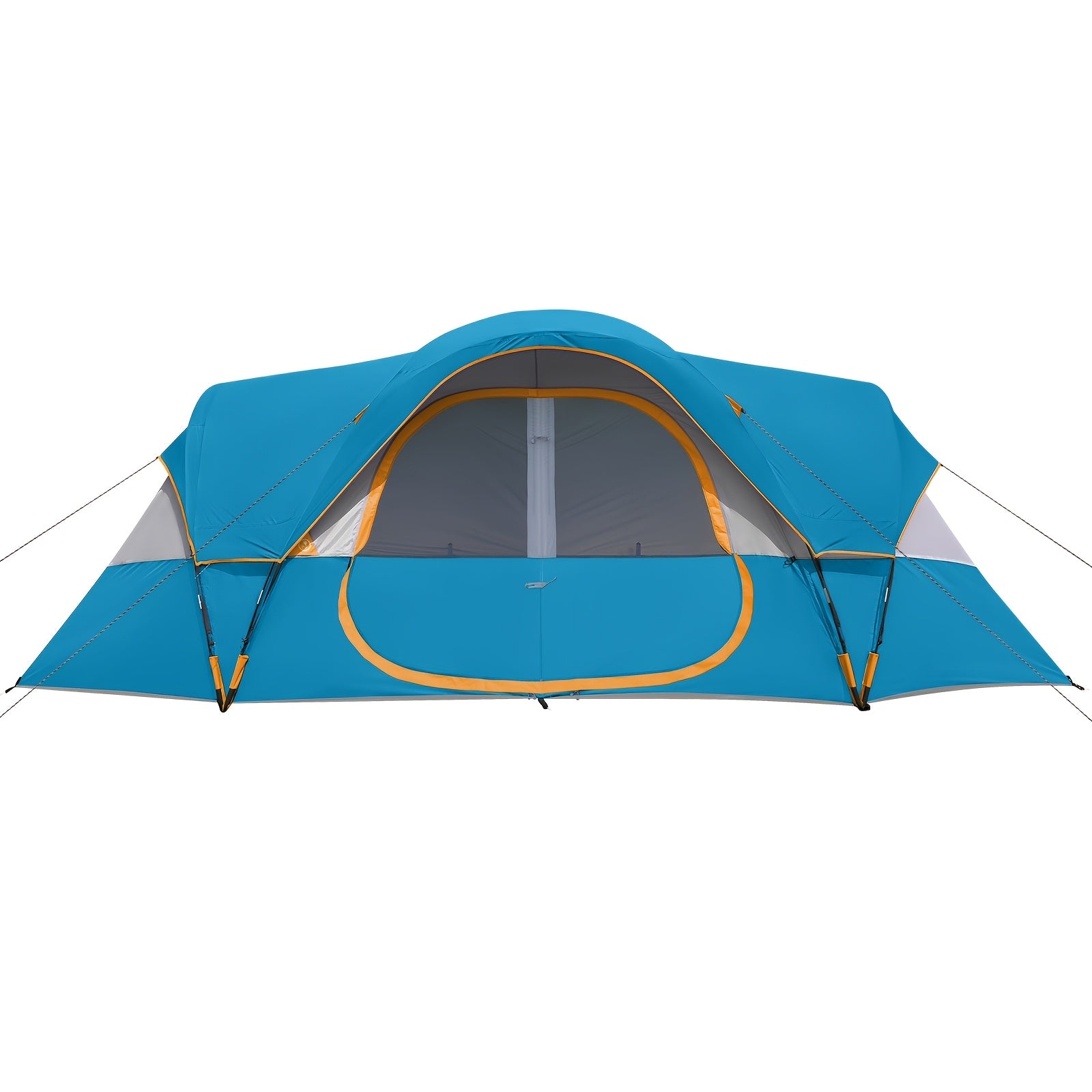 10 Person for family Camping Tent, Spacious 2 Room & Windproof Cabin Tent With Mesh Windows, Easy Setup, Perfect For Family Trips & Outdoor Gatherings