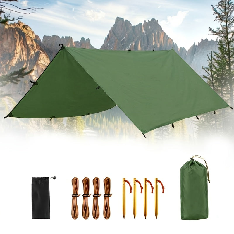 FREEKITE Winddichter Camping-Sonnenschutz, schnell aufbaubares, tragbares Zelt mit Zubehör für Wandern, Outdoor-Veranstaltungen, Picknick & Reisen
