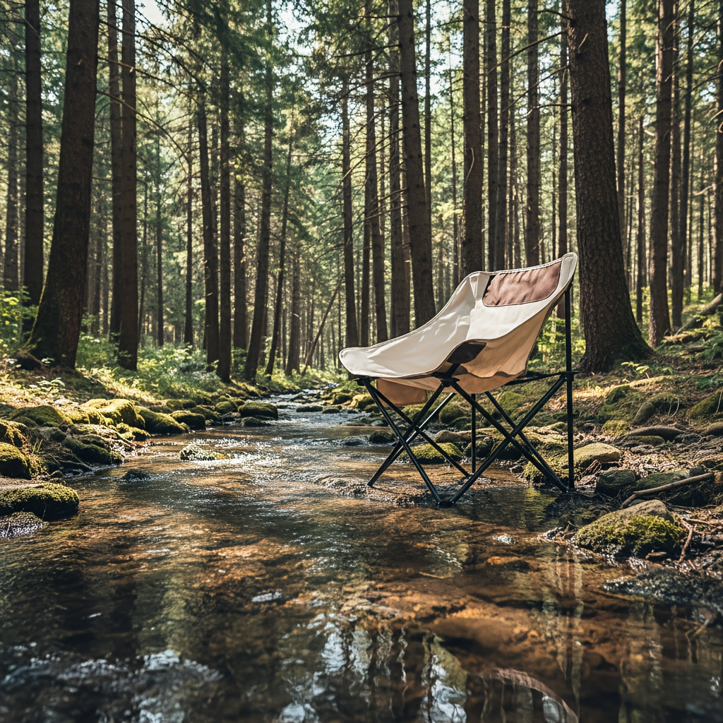 2pcs Moon Chair Set. As A Portable Folding Camping Chair, It Comes with A Storage Bag And Is Using In Courtyards, Beaches, Fishing Trips, Family Barbecues, Outdoor Hiking, And Picnic Parties.Not Recommended for Those Over 120 Pounds.