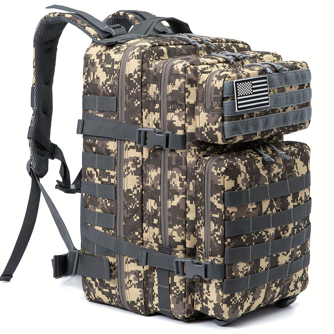 45L Tactical Backpack for Women/Man Bag Camping Gear Bag Suitable for Hiking Travel Camping Fitness 3-Day Bug Out and Also a Great Birthday Gift Option