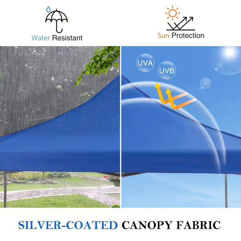 Outdoor Pop-Up-Pavillon 3x3m Zelt Camping Sonnenschutz-Serien-Partyzelt, 9,3 m² Schattenfläche
