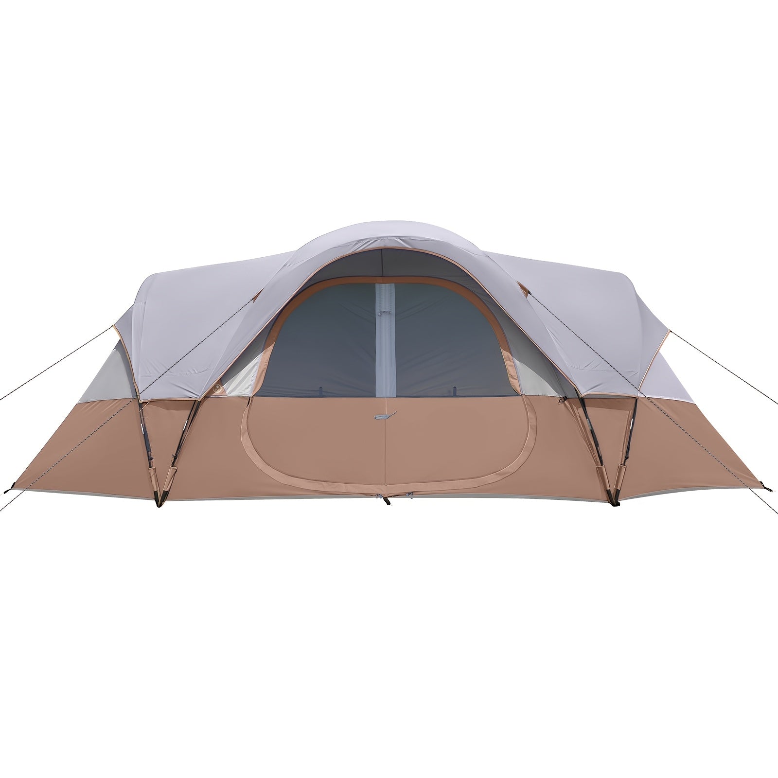 10 Person for family Camping Tent, Spacious 2 Room & Windproof Cabin Tent With Mesh Windows, Easy Setup, Perfect For Family Trips & Outdoor Gatherings