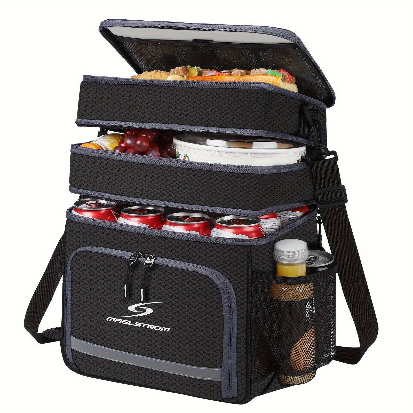 Maelstrom Isolierte 19 Liter Kühltasche für Damen und Herren, Lunchbox für Männer, Auslaufsichere Kühltasche, Lunch-Tragetasche